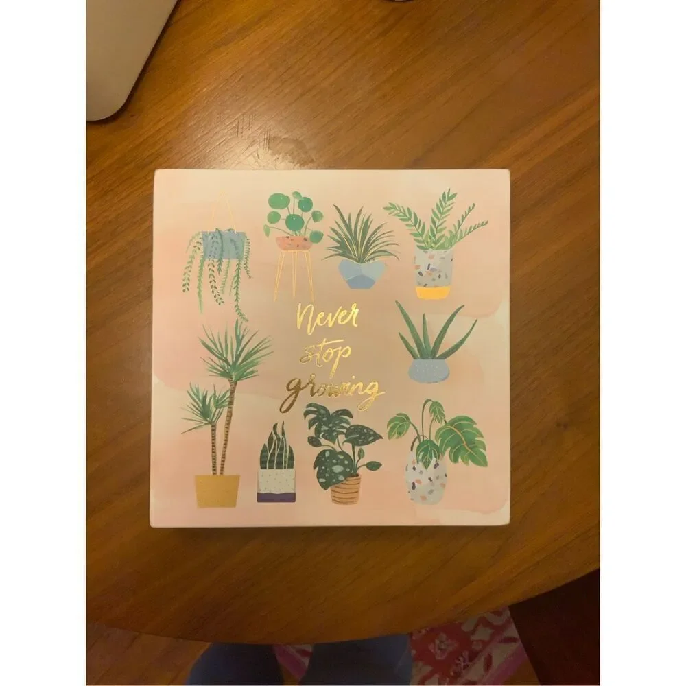 Desk Wall Inspirational Art Plant Theme